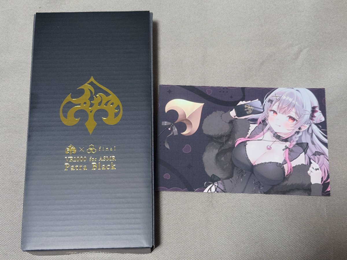 パトラちゃんコラボのASMR用イヤホン、final VR1000が届いた！ 有線派