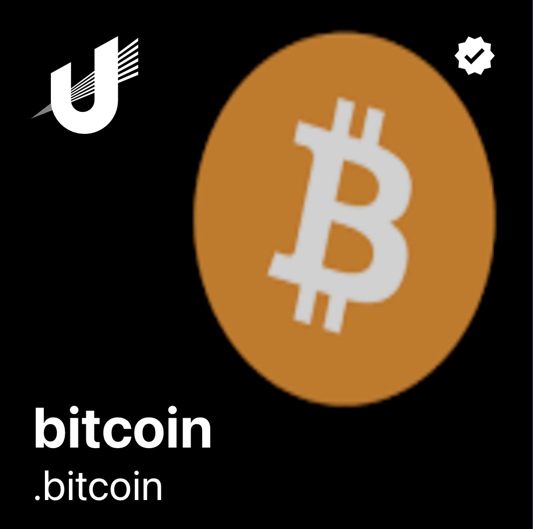 enstroll's tweet image. The last satoshi of the last bitcoin will be mined in 2140. 21 million bitcoin will have been mined. 

bitcoin.bitcoin minted @unstoppableweb in 2023. There will only be one. Ever. #bitcoin @Bitcoin @saylor