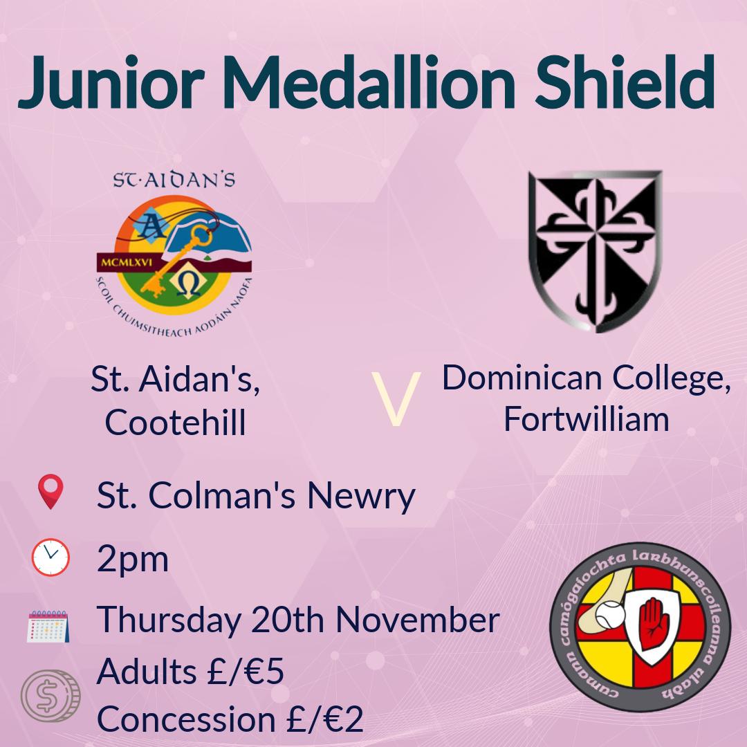 CHANGE OF VENUE
ST COLMAN'S NEWRY