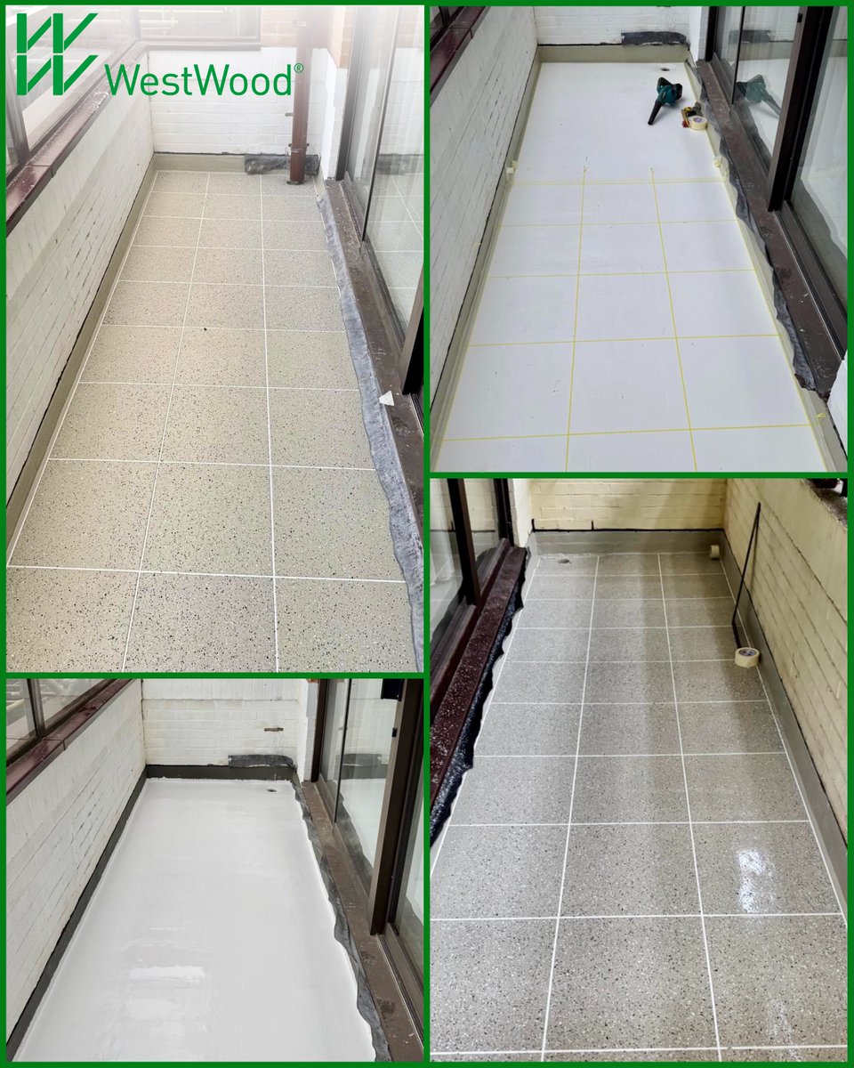 westwoodliquid's tweet image. 🏗️ Balcony Progress Update ☀️
2 of 3 balconies now complete thanks to @roofing_eclipse! George &amp;amp; Lewis have nailed it again with the WestWood tile effect system – top-quality finish &amp;amp; great craftsmanship throughout 👏
#Roofing #WestWood #BalconyWorks #Teamwork
