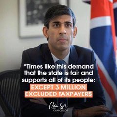 JohnMartinComic's tweet image. The day the @ConHome died! Never again will small businesses, freelancers etc trust them thanks to the ludicrous policy of @RishiSunak Tories not relevant to millions of voters @ExcludedUK @ForgottenLtd #Excluded