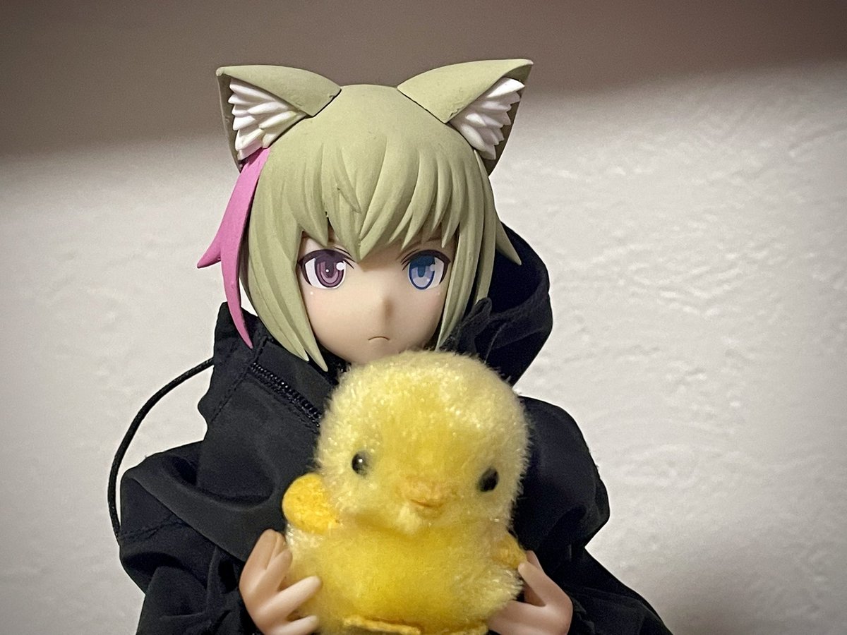 Mod_wasabi's tweet image. ひよこちゃんをを見せにきた
わさちー