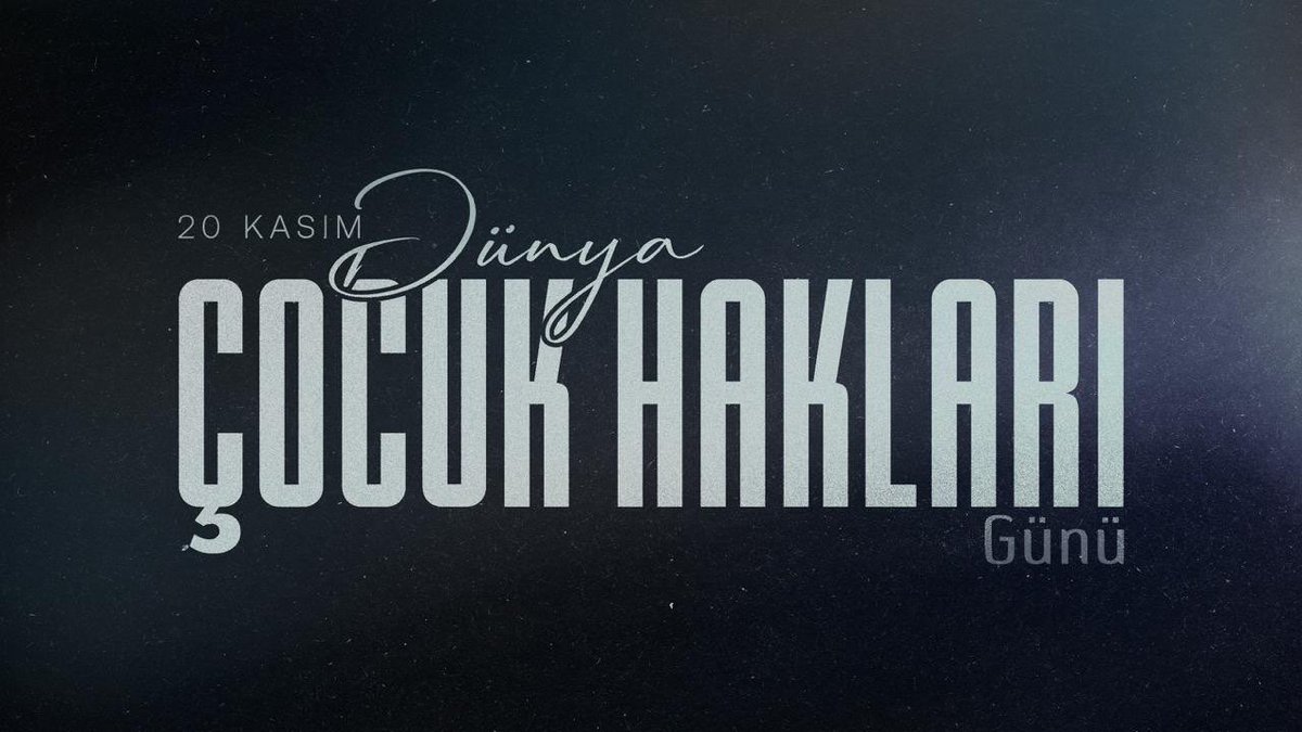 Bugün 20 Kasım Dünya Çocuk Hakları Günü. Her çocuğun sahip olduğu dokunulmaz haklar, ne yazık ki dünyanın birçok yerinde ağır ihlallerle karşı karşıya...

Oysa ki çocukların sesi, geleceğin en güçlü yankısıdır. Onları dinlemek, göz aydınlığı evlatlarımızı ve haklarını korumak