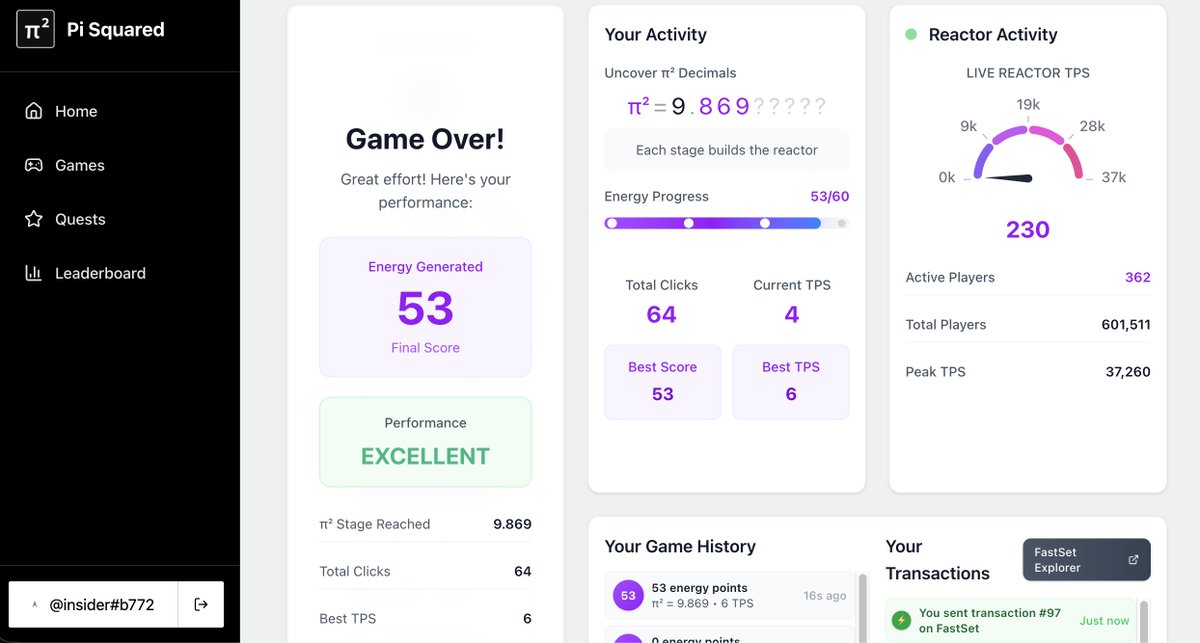 best Reactor Game score <a href="/pisquared/"></a>