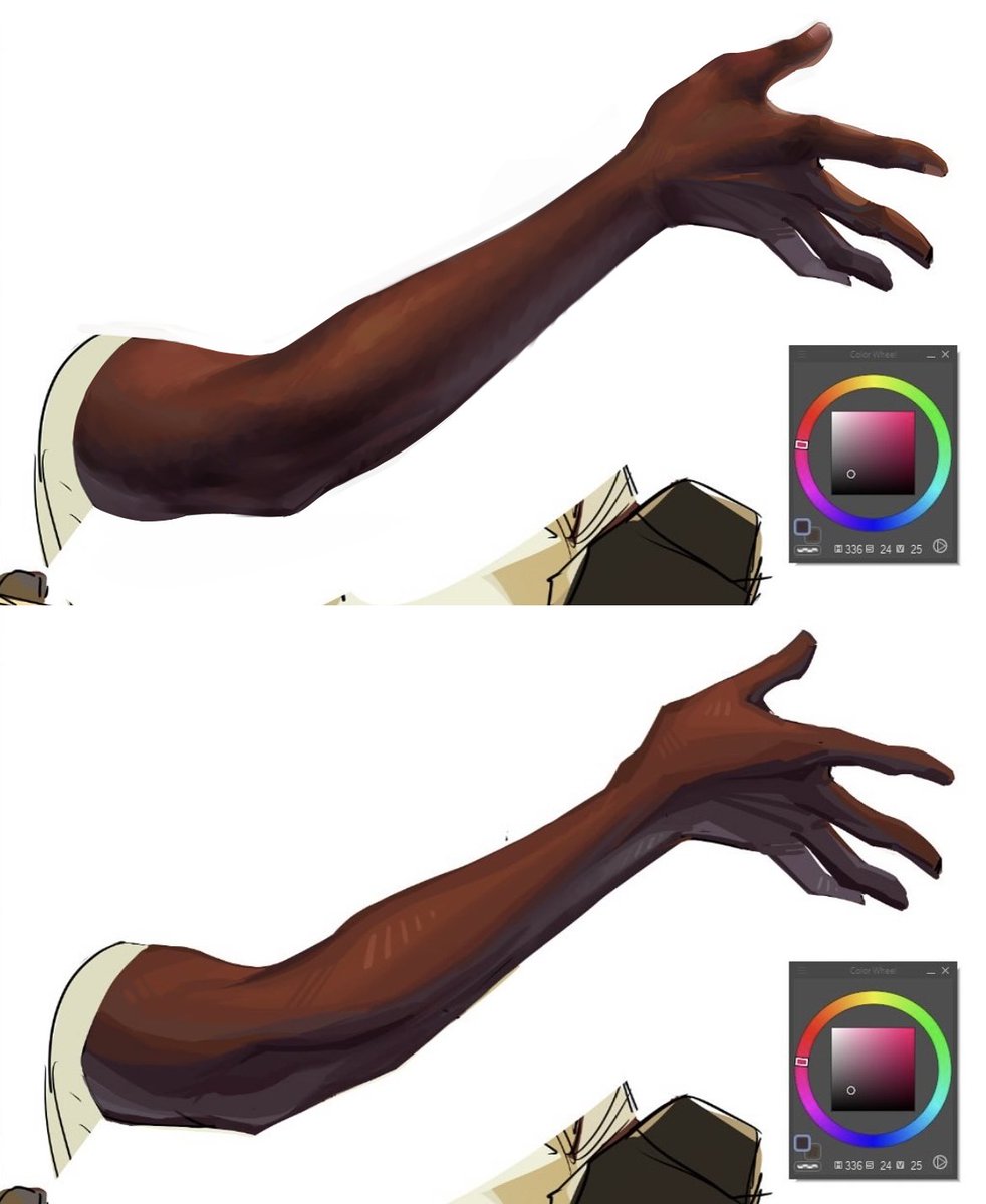 kingfelli's tweet image. a paint over of an old study.