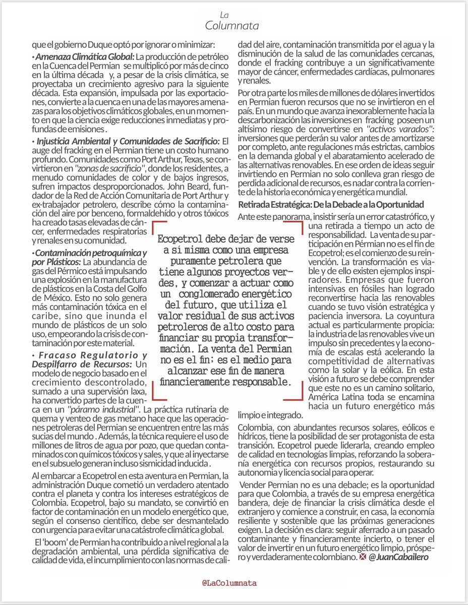 ...En ese sentido la venta de su participación en Permian no es un fracaso; es el medio para alcanzar ese fin de manera financieramente responsable.

#𝗟𝗼𝘀𝗗𝗮𝗻𝗶𝗲𝗹𝗲𝘀 #FelizJueves