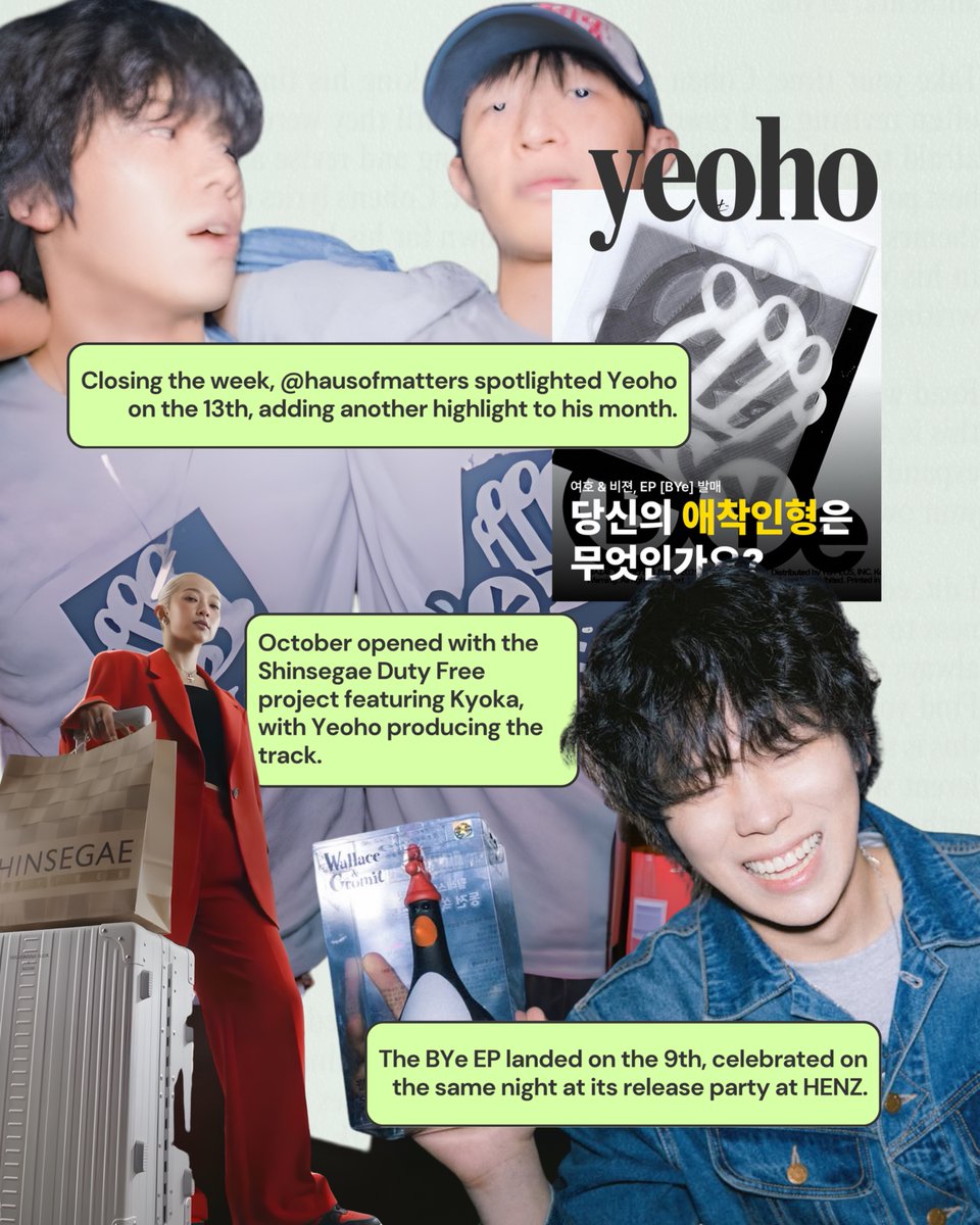 howurlytouse's tweet image. A month that shows how each artist grows in their own lane, yet moves together under one story.

Scroll through and tell us your favorite moment of the month! 💬❤️