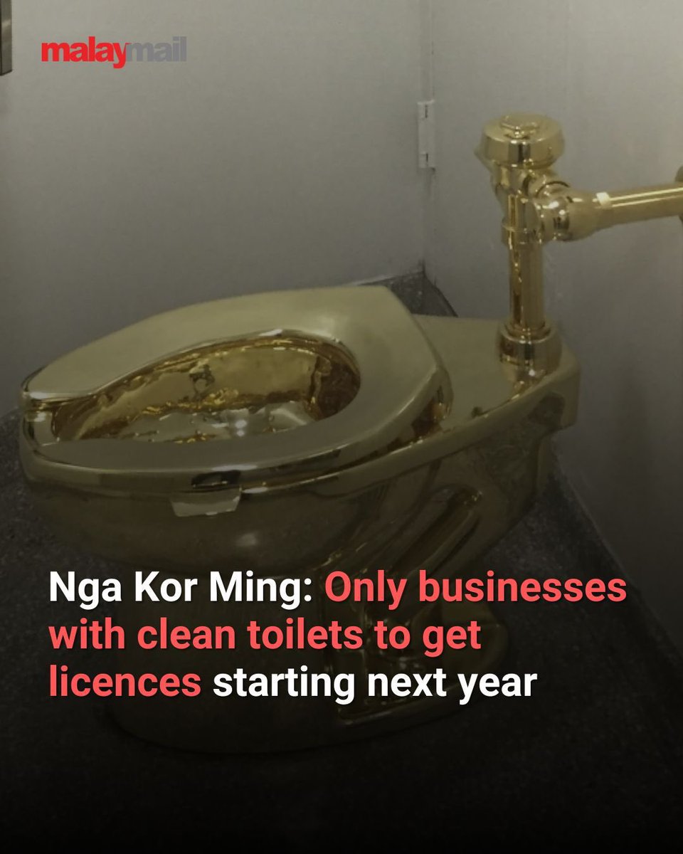 The reality of many Malaysian restaurants:
Food Excellent ✅
Toilet ❌
Kitchen ❌

The effort by <a href="/NgaKorMing/">Nga Kor Ming</a> is laudable. We need radical reform to basic amenities.

Bersih Menawan Wangi (BMW) is the way forward 🇲🇾