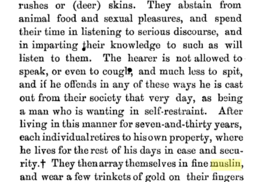 SagasofBharat's tweet image. The audacity to claim Jamdani/Muslin as Mughal or islamic heritage.

-Muslin was made by Hindus as early as 200 BC. Delicate Muslin was exported by Hindus to Rome before Islam was born.

- From Megasthenes in the 4th century to the Periplus of the Erythraean Sea in 40-70 AD ,…