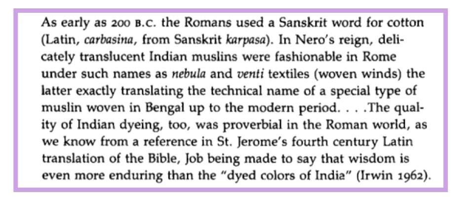 SagasofBharat's tweet image. The audacity to claim Jamdani/Muslin as Mughal or islamic heritage.

-Muslin was made by Hindus as early as 200 BC. Delicate Muslin was exported by Hindus to Rome before Islam was born.

- From Megasthenes in the 4th century to the Periplus of the Erythraean Sea in 40-70 AD ,…