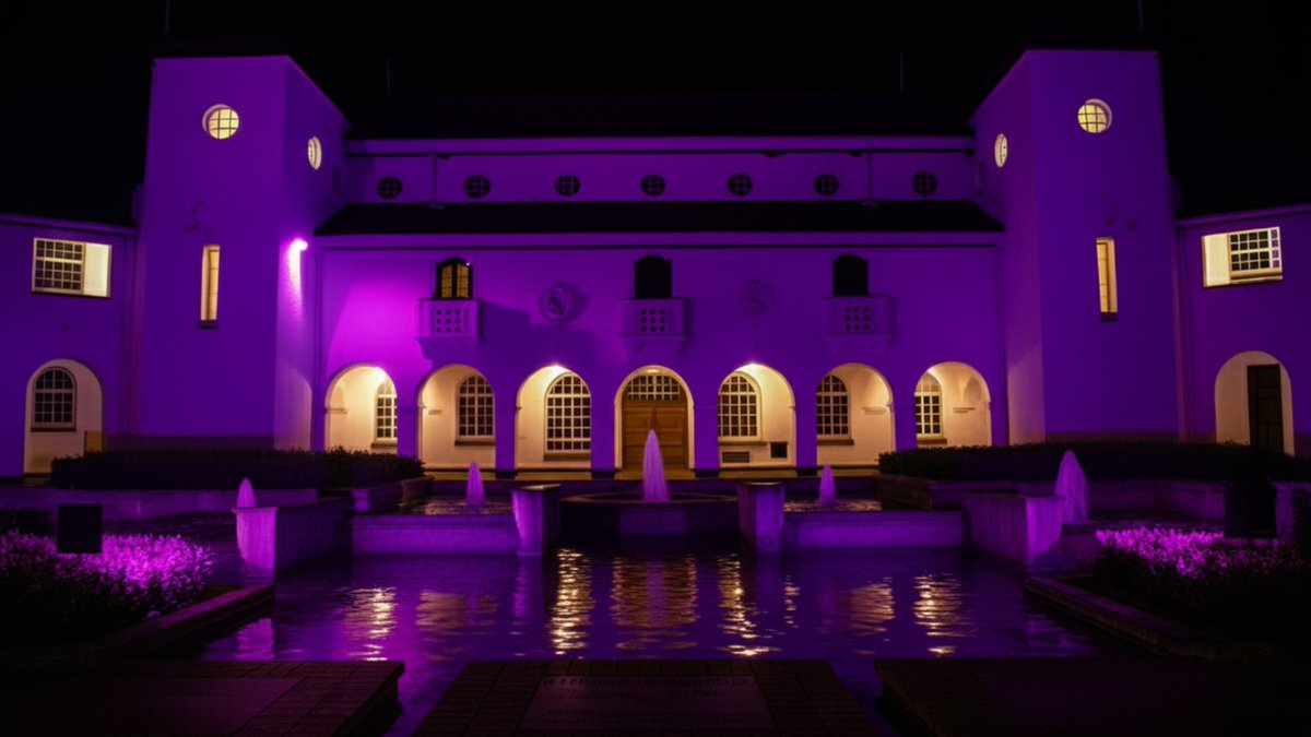 For every survivor. For every voice.

We hear you. We stand with you. 💜 
Today, purple light reflects what’s already in us. We’ve always been purple. Standing in solidarity, courage and care.

Support + reporting: brnw.ch/21wXFiG
#MyNWU #EndGBVF