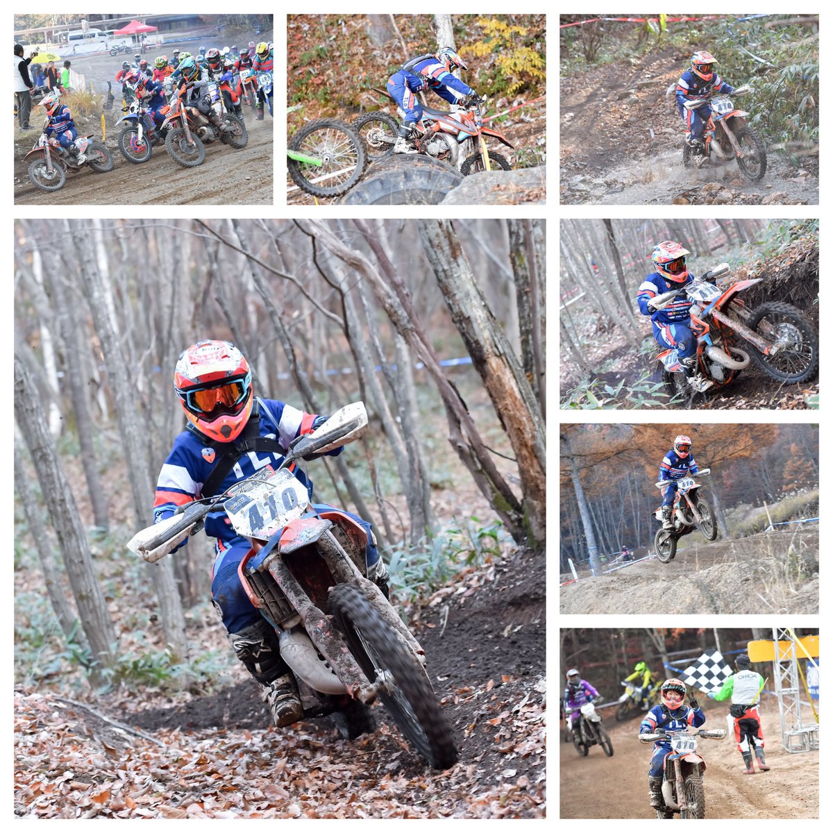 Natsuki_496's tweet image. 今年1年ありがとうございました！
90分時のゼッケン恥ずかしい🫣
50分がれ場転倒コマ撮りされてる🥹
120分は悲しいことにレアなノーミスタイヤシーンが誰かと被って見えてなかった🥲
📸→たかみつさん
  #WEX  #JNCC #Surron  #BLUETTI