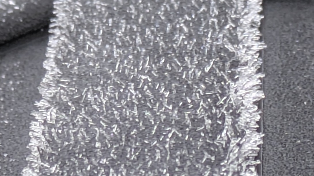 Very cool frost pattern on a mailbox in my neighborhood of Duncansville, PA this morning.