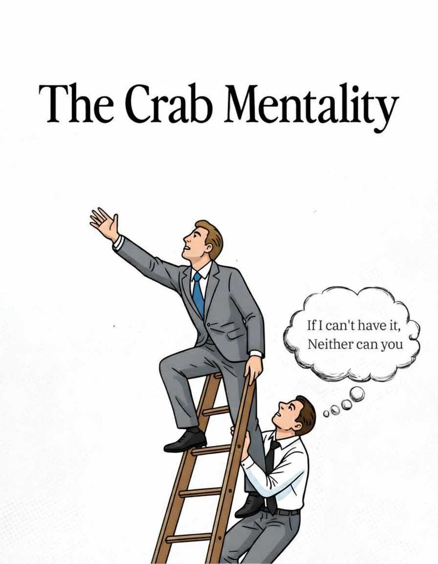 Noorulainsyed05's tweet photo. The Crab Mentality holds people back.

Someone else’s success isn’t your loss — it’s proof the climb is possible.

Stop pulling others down. Start rising yourself.

Be an uplifter, not a crab.

#UpliftOthers #Mindset #Growth https://t.co/GlIE6LKFie