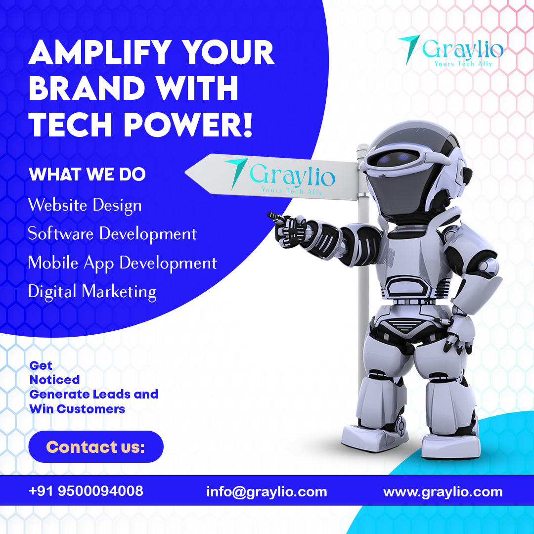 graylioally's tweet image. *🚀 Professional Website Design &amp;amp; Software Development*
Our team offers comprehensive solutions for Mobile App Development ,Digital Marketing e-commerce, business, and corporate websites. 
🌐 Visit: graylio.com
📲 +919500094008
#WebsiteDevelopment #WebDevelopment