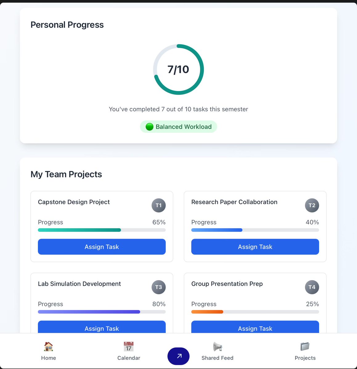 eyaddos's tweet photo. حل لمشكلة الضغط الدراسي وتنسيق المهام

اقترح اسم: KFUPM connect

اكثر شي يضر الطالب هو تأجيل المهام وتراكمها.
احياناً اسبوع كامل يكون بدون مهام، والاسبوع اللي بعده يكون ضغط.

الحل؟
برنامج أو موقع يربط الدكاترة والطلاب في مكان واح��

التفاصيل وصور لتخيل الموقع: https://t.co/lJW7d9bB4B