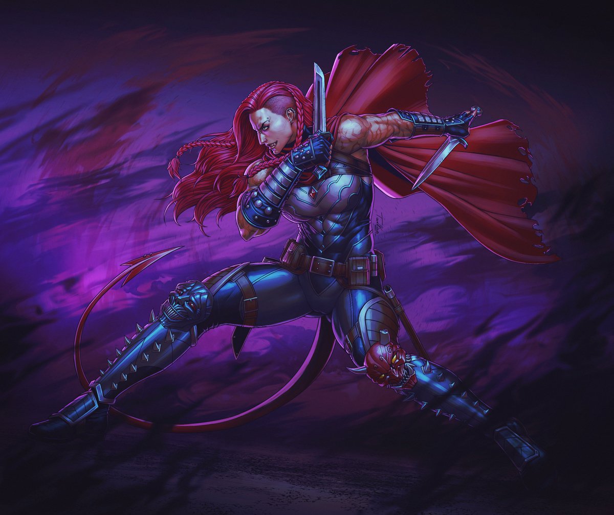 Dancing with the shadows.
Commission art for <a href="/XaChena/">Xa'chena</a>.
Thank you🖤
#commissionart #artshare #fantasyart