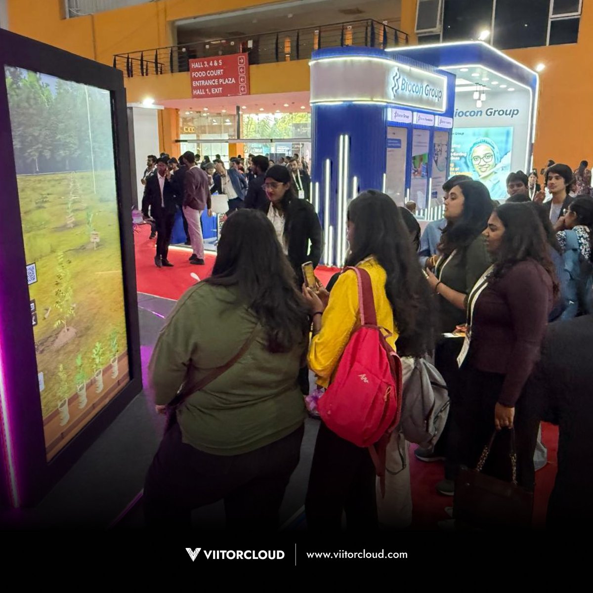 ViitorCloud's tweet photo. Thrilled with the results from #BengaluruTechSummit2025! Our immersive "Plant a Tree" experience, in partnership with OpEzee, inspired over 10,000 tree pledges.

We're proud to use technology to help build a #GreenerFuture.

#ViitorCloud #BTS2025 #SustainabilityTech https://t.co/vV9WZYAuYS