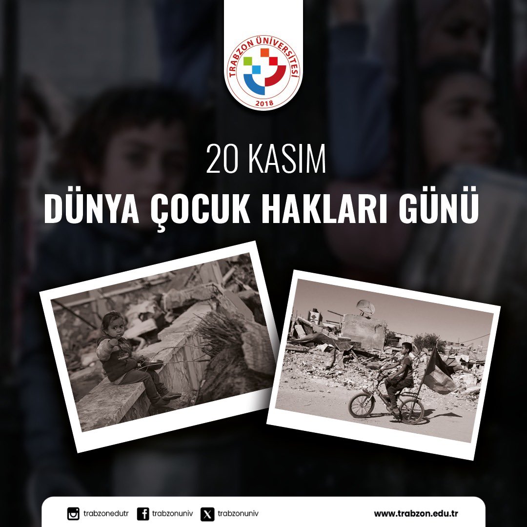 Dünyanın neresinde olursa olsun her çocuk; sevgiyle büyümeyi, eğitim almayı, korunmayı ve geleceğe umutla bakmayı hak eder.
Her çocuğun mutlu, güvenli ve adil bir dünyaya kavuşması dileğiyle…

#DunyaCocukHaklariGunu