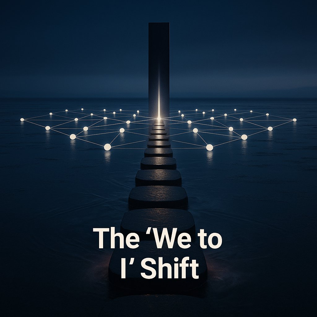 techandtruth's tweet photo. What happens to a society when the “We” disappears and only the “I” remains?

Algorithms can personalize everything - but they cannot rebuild trust.
That’s a human responsibility.

November 21 @7pm
Greencourt Innovation Center https://t.co/7jty4iPnPO