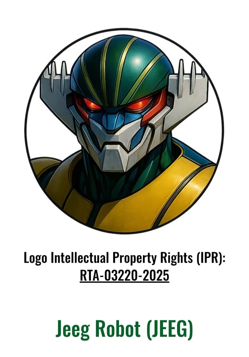 JEEG_Meme_Token's tweet image. The JEEG meme token officially complies with all global Intellectual Property Rights requirements, standing as the worldwide Jeeg fan-made meme token. Fully legal. Fully community-driven. Fully unstoppable. jeegRobot.org
#JEEG #MemeToken #JeegRobot #IPR #Web3 #Crypto