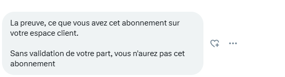 Elliott_bobiet's tweet photo. ❌ @REDbySFR qui s'associe à des entreprises frauduleuses et te prélèvent sans se considérer responsables.

Ils parlent soi-disant d’abonnements “souscrits en ligne”, mais on t’explique bien que tu peux avoir souscrit sans t’en rendre compte.

Voici la preuve par l'absurde ⬇️ https://t.co/HaWXdSgZix