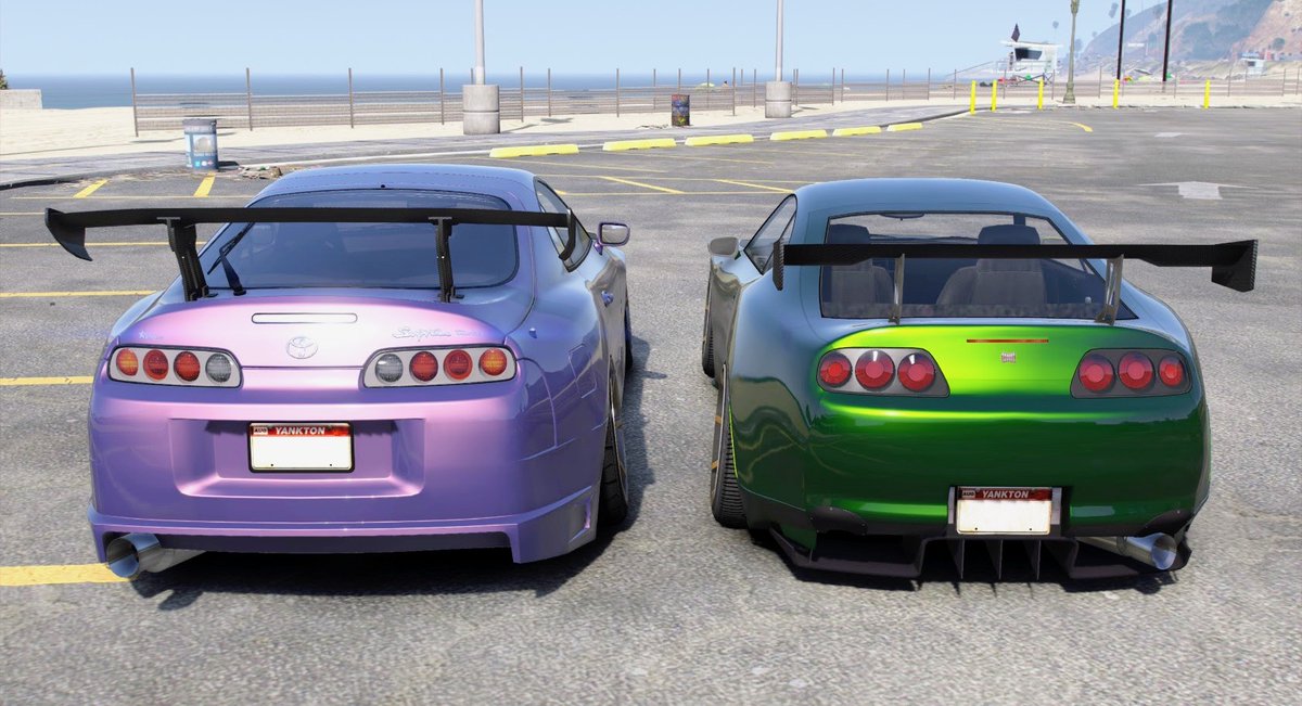 TKSSGY_1520's tweet photo. GTA5の車両とGTA5の車両のモデルになった実車を比較②😊
今回は80スープラとジェスターレトロ (Jester Classic)😃
#GTA5
#GTA5MOD
#TOYOTA
#SUPRA
#JZA80
#A80
#ジェスターレトロ
#JesterClassic
#GamePhoto
#VirtualPhotography https://t.co/Om6NqredLg