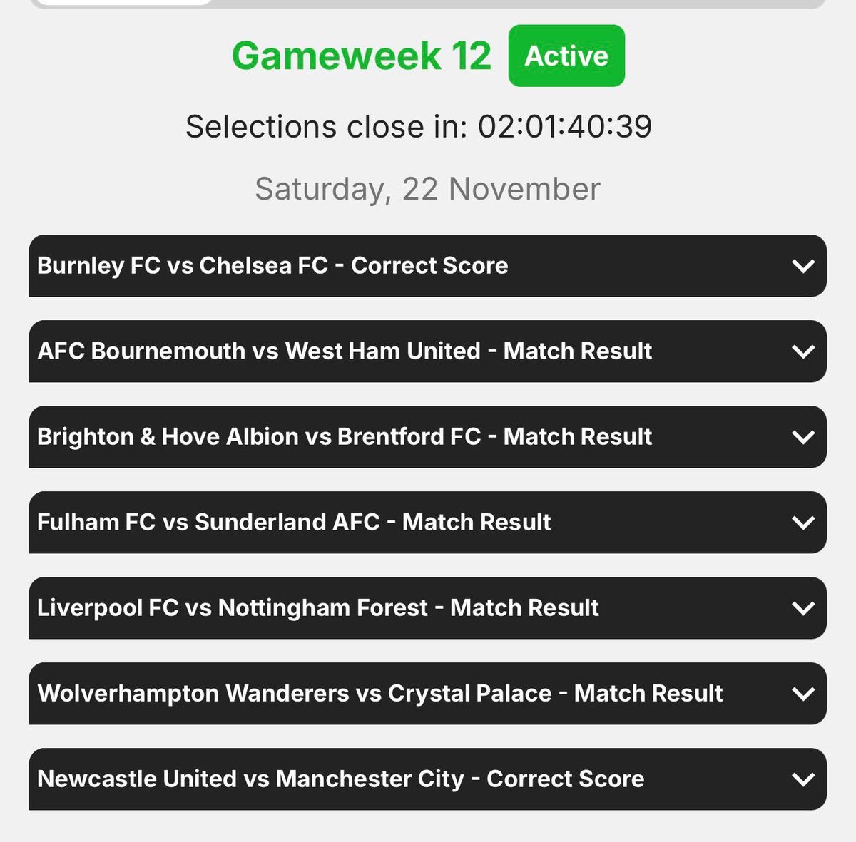 No dull moment this week ooo! Gameweek 12 don land and Betway Select dey hot! Predict your EPL results correctly, climb the leaderboard and win big money. Mood go change instantly 💰 Play now: betwayselect.com