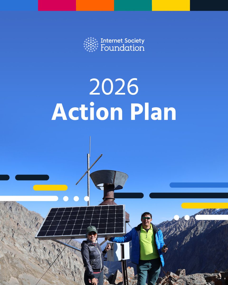 ISOC_Foundation's tweet image. 2026 Action Plan  

🌍 We believe the Internet can make a positive difference for people everywhere. By working together, we can harness the power of the Internet to shape a better future for all. 
 
🌐 Our 2026 Action Plan is a strategic roadmap for expanding our initiatives and…
