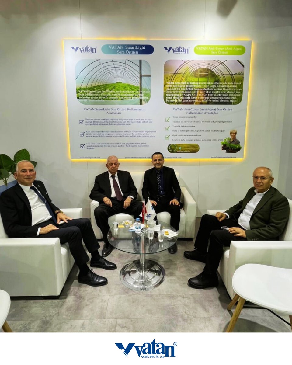 vatan_plastik's tweet photo. ➡ Growtech 2025 Antalya Fuarı’nda sektör paydaşlarıyla bir araya gelmeye devam ediyoruz.

🌟 Standımızı ziyaret eden Anamur Belediye Başkanı Durmuş Deniz’e nazik ilgileri ve değerli sohbetleri için teşekkür ederiz.

#VatanPlastik #Growtech2025 #Antalya  #DurmuşDeniz https://t.co/LR9yRedt1w