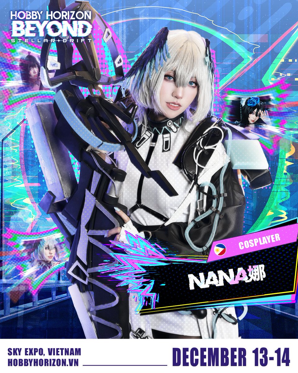 『 𝐇𝐇𝐁𝟐𝟓: 𝐍𝐀𝐍𝐀娜 - 𝑪𝑶𝑺𝑷𝑳𝑨𝒀𝑬𝑹 』🪐

✨ NANA娜 cosplayer from the Philippines is officially gearing up for her comeback at Hobby, ready to break hearts all over again.🤭

#HHB25 #HobbyHorizon #HobbyHorizonBeyond #StellarDrift #NANA娜