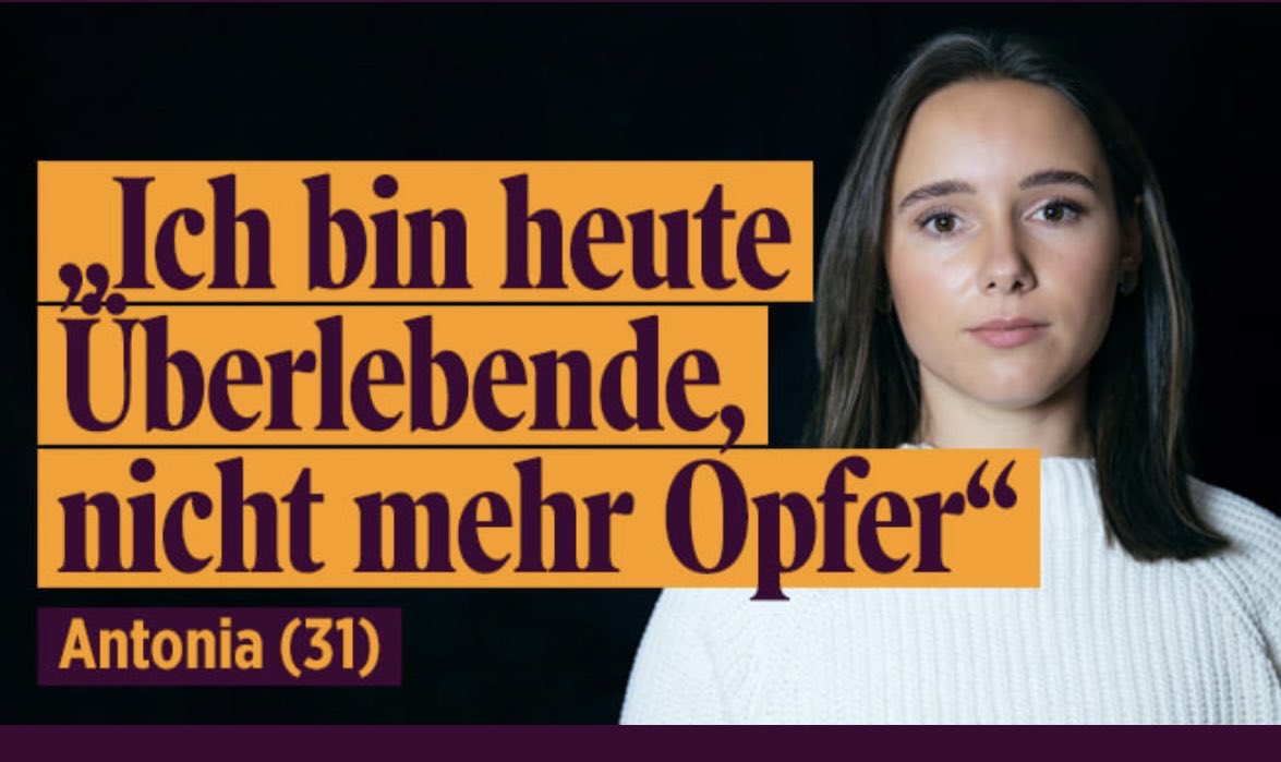 vweinl's tweet photo. Alle 68 Sekunden widerfährt Frauen in Deutschland Gewalt. Antonia ist eine von ihnen. Hier erzählt sie ihre Geschichte https://t.co/wQPO5jUOaw https://t.co/TPaUytfuwE