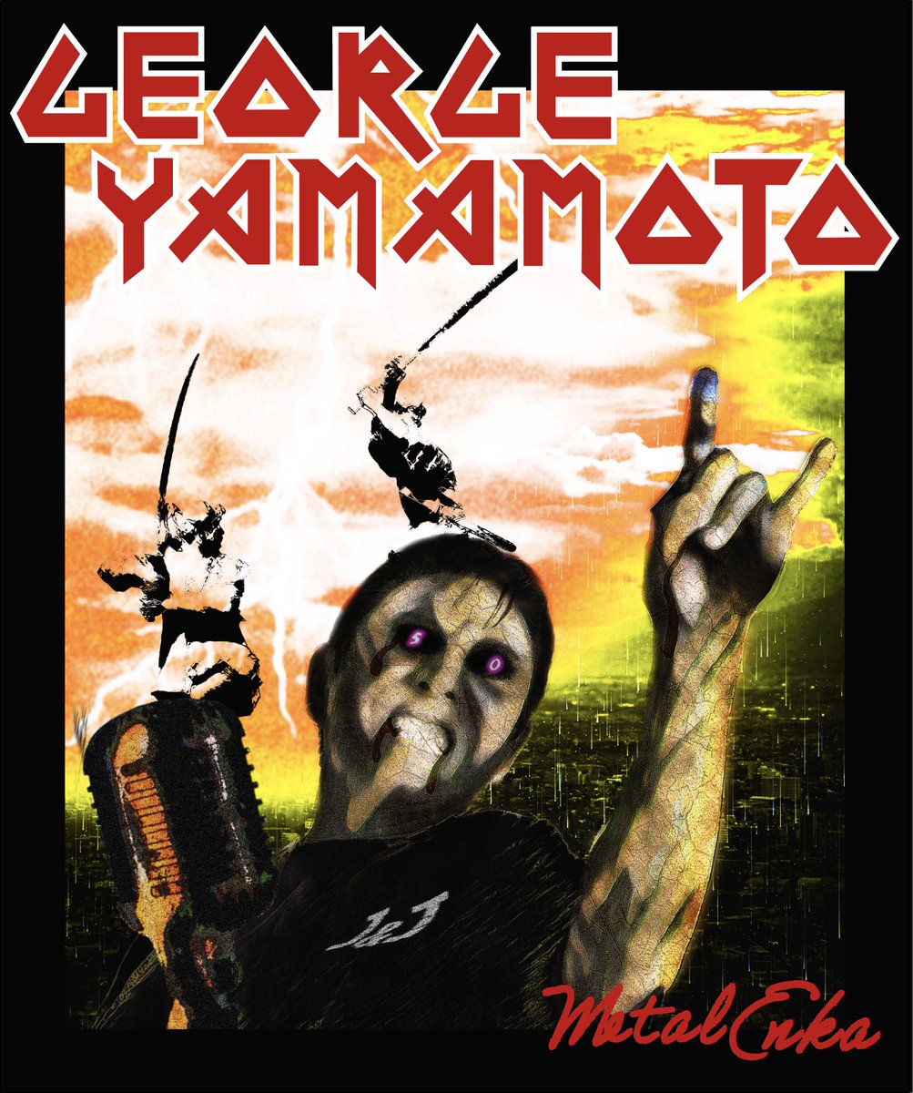 明日、私がTシャツ販売します！ byスタッフ #山本譲二メタル風Tシャツ