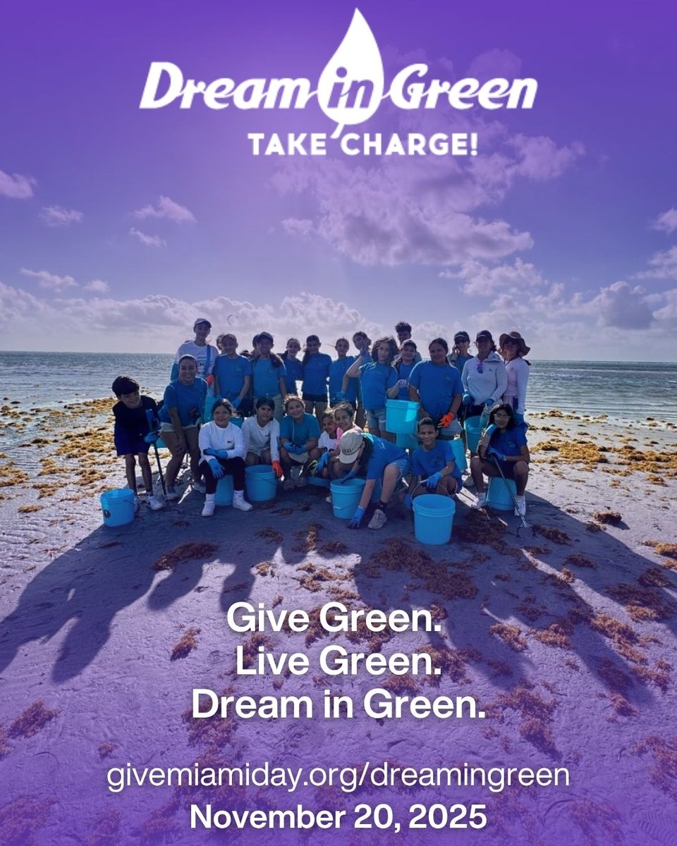 Dream_in_Green's tweet photo. 🌱 Give Miami Day is HERE!
Our community is feeling the impacts of climate change now more than ever — and Dream in Green needs your support today.
https://t.co/ZYY3Z1AP8O
#GiveMiamiDay #DreamInGreen #SupportLocal #ClimateActionNow https://t.co/1rmYON1Z2G