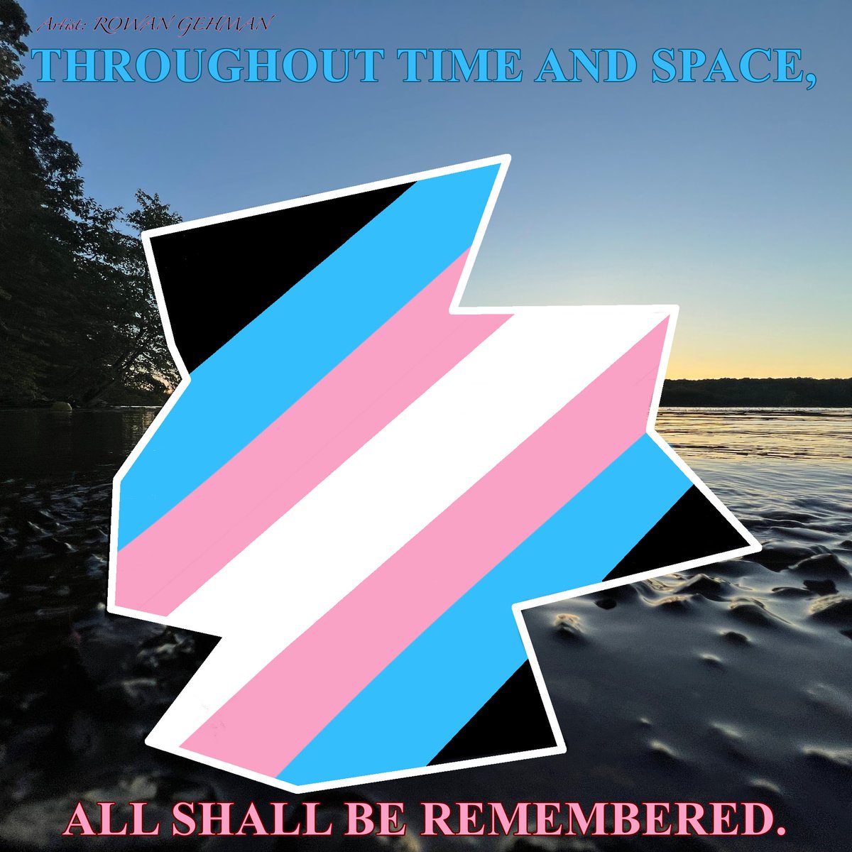 RowanGehman4PA's tweet image. Today we remember those lost to the evil that is transphobia.

Please hug a trans friend you know, and be kind to those acquaintances at work, or cashiers, baristas, metalworkers, etc that you see.

I am glad you are all with us, and alive to remember everyone passed.