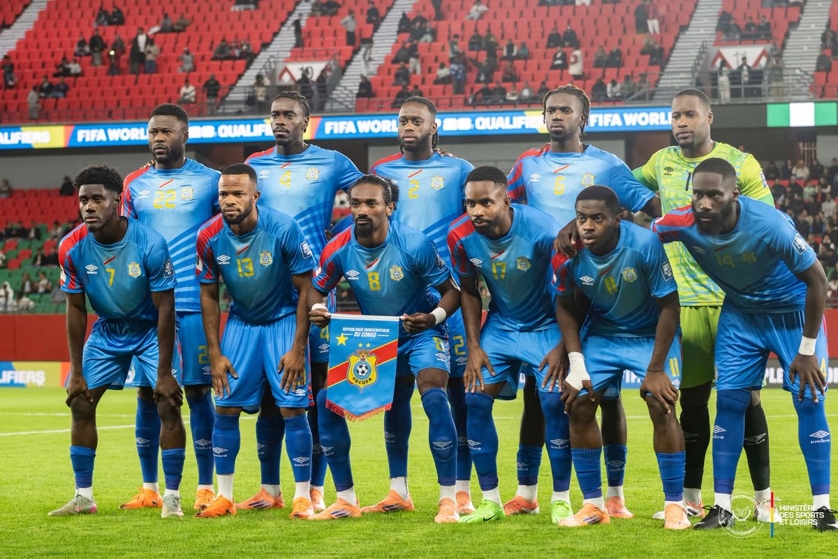 #RDC Barrages/Mondial 2026: Les Léopards de la RDC vont jouer contre le gagnant de la confrontation entre la Jamaïque et la Nouvelle Calédonie. C'est le résultat du tirage au sort effectué ce jeudi 20 novembre