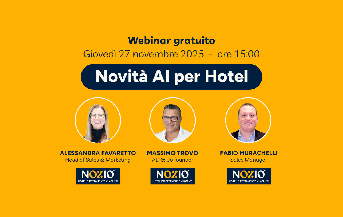 L’#AI sta cambiando il modo in cui i #viaggiatori prenotano gli #hotel. Il tuo Sito Ufficiale è pronto?
Iscriviti al #webinar del 27/11 “La vendita diretta nell’era dell’AI” e apprendi #strategie per rendere il tuo hotel AIO-Ready.
🔗 Iscriviti qui: tinyurl.com/IscrizioneWebi…