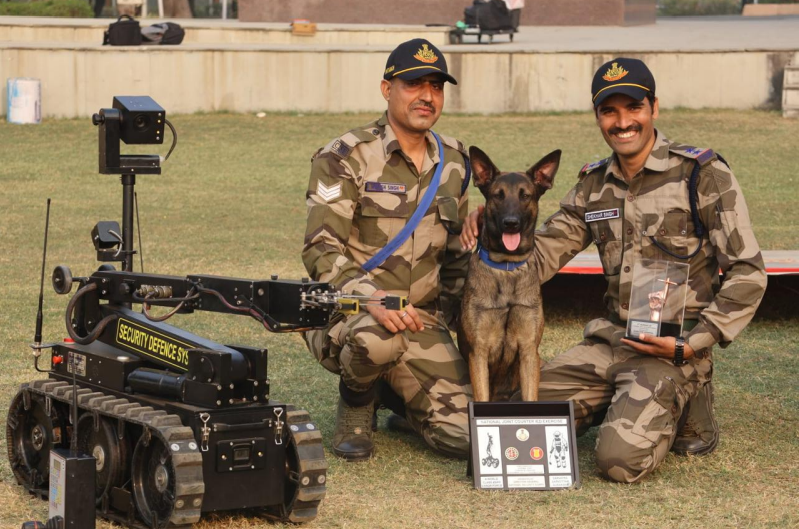 CISFEast's tweet image. CISF clinched 3rd place at the 9th Joint Counter-IED Exercise (Visfot Kavach IX) at NSG Manesar — the only CAPF among the top three. The composite 20-member team, led by Shri Sandeep Manhas, showcased strong bomb-disposal skills and K9 excellence. #CISF #VisfotKavachIX @CISFHQrs