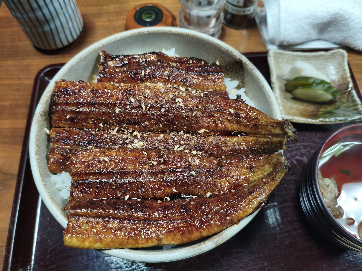 masamisa63's tweet photo. 名古屋に出張
名古屋といえばうな豊さんのうな豊丼！
いつまでも食べられますように！ https://t.co/GuVP6nzavn