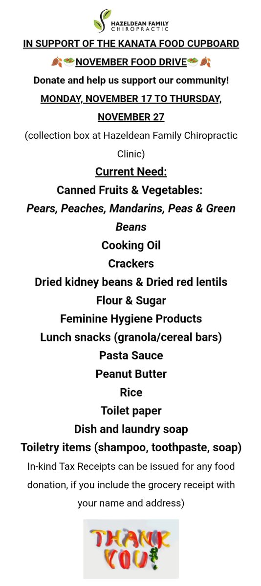 HOLIDAY FOOD DRIVE IN SUPPORT OF Kanata Food Cupboard Donate and help us support our community!
kanatafoodcupboard.ca