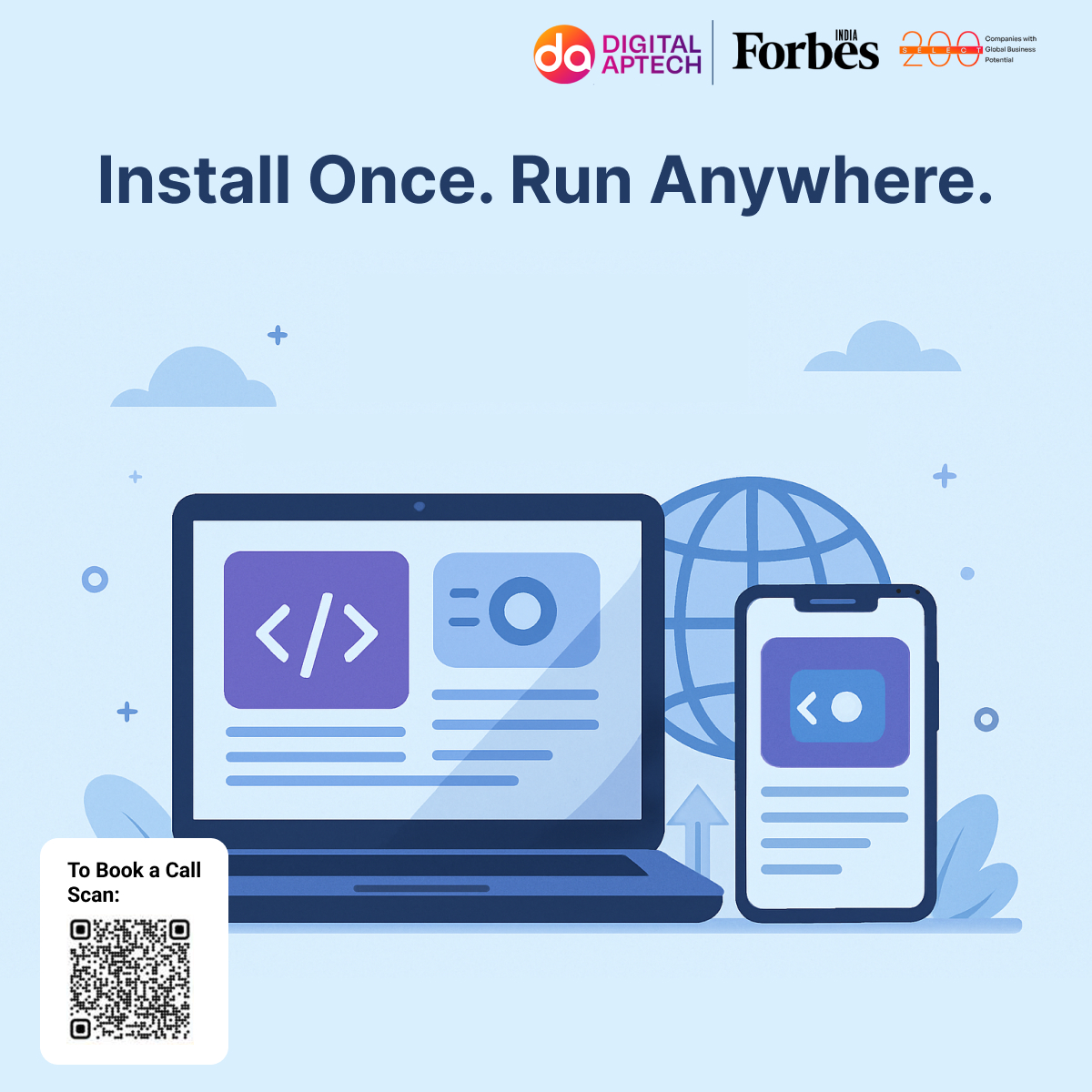 DigitalApTech's tweet image. Build once, deploy everywhere with our modern PWAs. Enjoy lightning-fast performance and native-like UX across devices. Ready to scale smarter? Talk to Digital Aptech.
#ProgressiveWebApps #DigitalExperience #TechInnovation #DigitalAptech #MobileFirst #WebPerformance #UXDesign