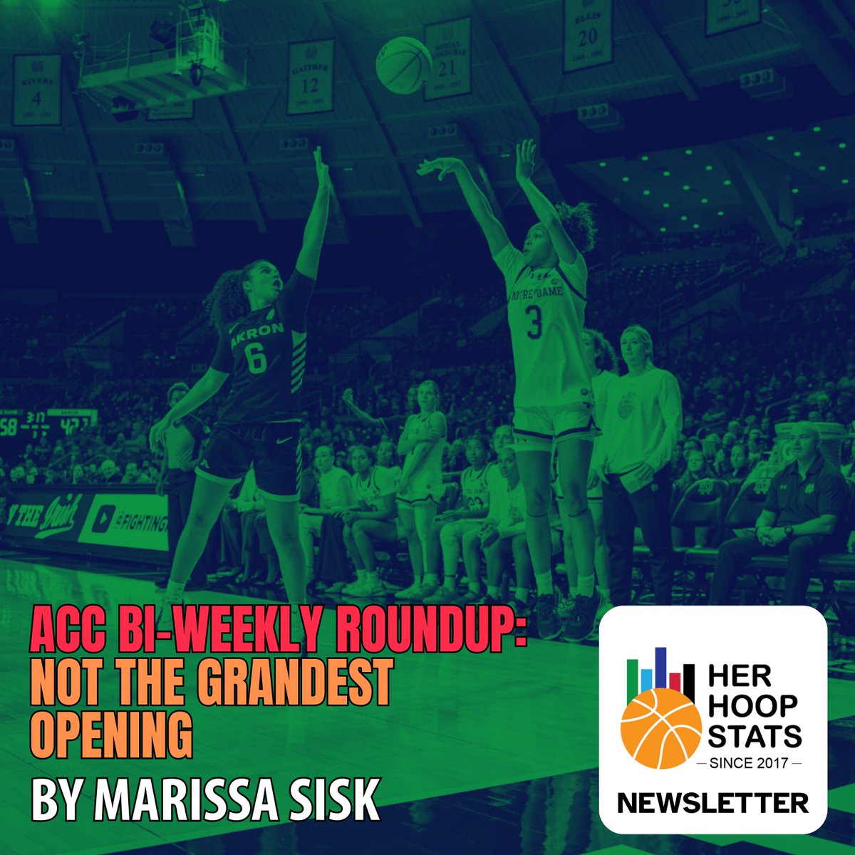 Overall, it was not the best showing for the conference over the past two-plus weeks.

Newsletter by Marissa Sisk: bit.ly/481Ti4E