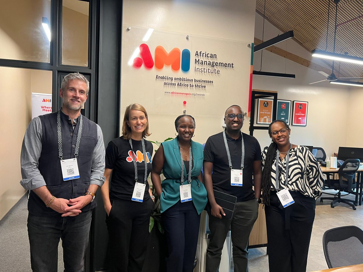 RwandaAMI's tweet photo. The excitement of our CEO, Rebecca Harrison, and @shortlistafrica's CEO & Co-Founder, @paulbreloff is quite contagious 😊
Don't miss the @africamanager session on the #GreenStage with Maina Murage from @Norrsken22, @Alicerwema from @AmpersandEnergy & @Elvine2 from @RwandaAMI https://t.co/SatmWgUc35