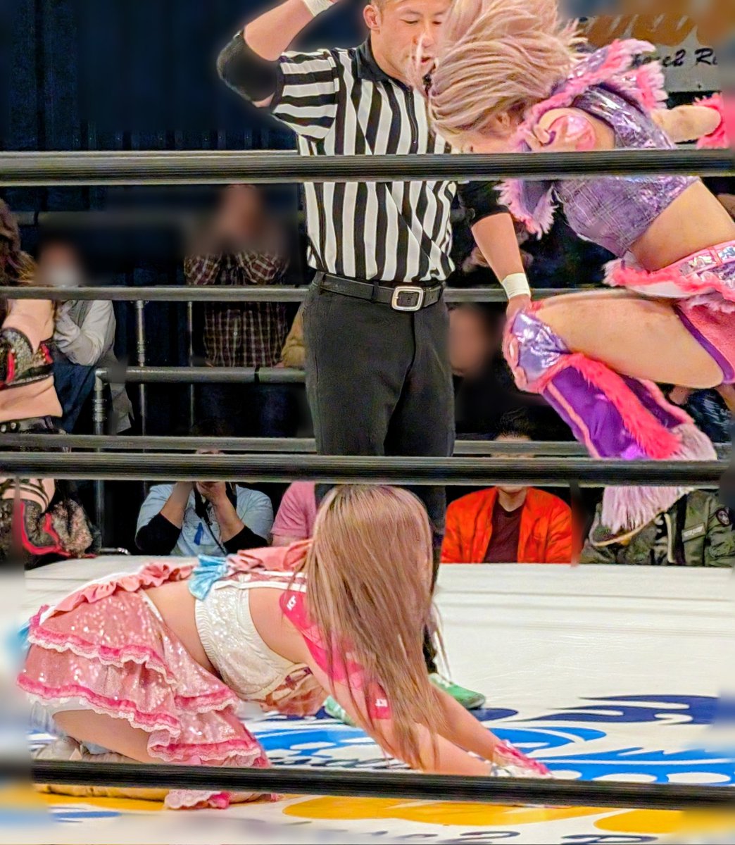 tMh8Bu221uTrULP's tweet image. 11/20 #wavepro 板橋大会
観戦終了です🌷

#咲蘭 選手
 #しのせ愛梨紗 選手
タッグで対戦😤
前の団体から確か仲が良かったはず
いざ試合が始まればバチバチでした。
もっと観てみたいよね⁉️