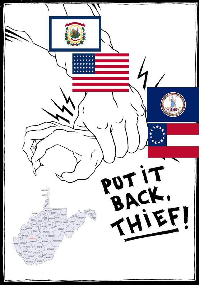 PineTreeGOP's tweet image. True Yankee patriots defend West Virginian sovereignty.