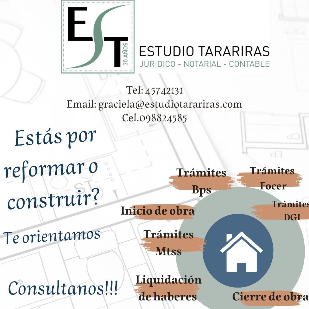 tararirashoy's tweet image. ¿ESTÁS POR REFORMAR O CONSTRUIR? EN ESTUDIO TARARIRAS TE ORIENTAMOS