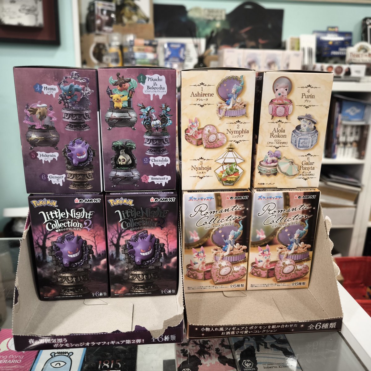 DistritoZer0's tweet image. ¡Nuevas figuras Pokémon disponibles en nuestras tiendas y web!

Construye con estos adorables sets, o prueba suerte con nuestras Blind Box de Re-Ment, que combinan diseños adorables con aterradores.

¿Cual es vuestra favorita?