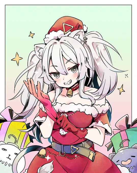 1ヶ月早くクリスマス絵を描いたっていい #ししらーと