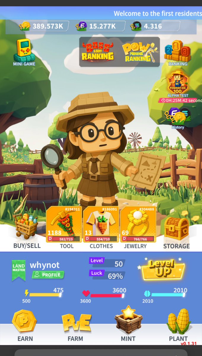 Whynotttt09's tweet image. The balance of mining, crafting, and PvE created a simple but engaging loop that kept the gameplay interesting. Each activity felt meaningful and contributed to progression. Focus on understanding your class strengths early and take advantage it. @PowdayOfficial #Powdaytothemoon