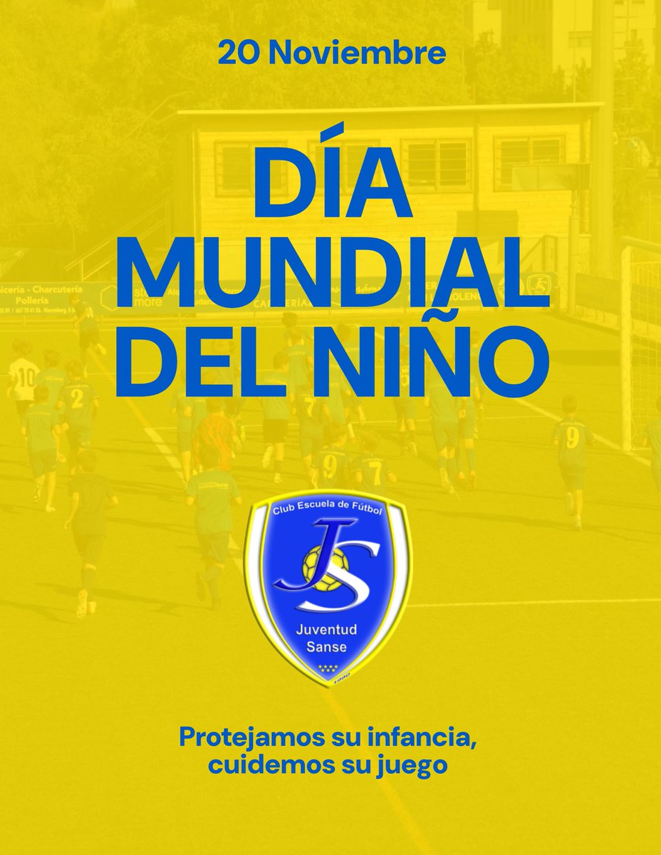 En este Día Universal del Niño, reafirmamos nuestro compromiso, que cada niño encuentre aquí un lugar para crecer en un entorno de respeto, ilusión y compañerismo dentro y fuera del campo.💙👦🏻
#20Noviembre #diamundialdelniño
